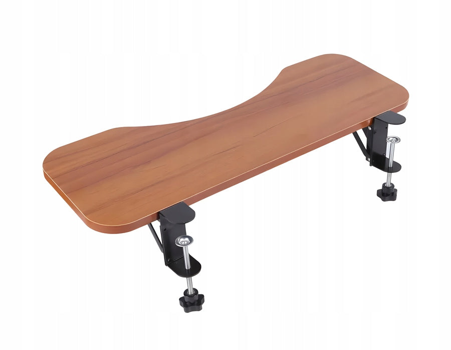 KEYBOARD STAND FOLDING FOR DESK UP TO 25 KG FOR CLAMP WOOD BROWN Brand HDWR