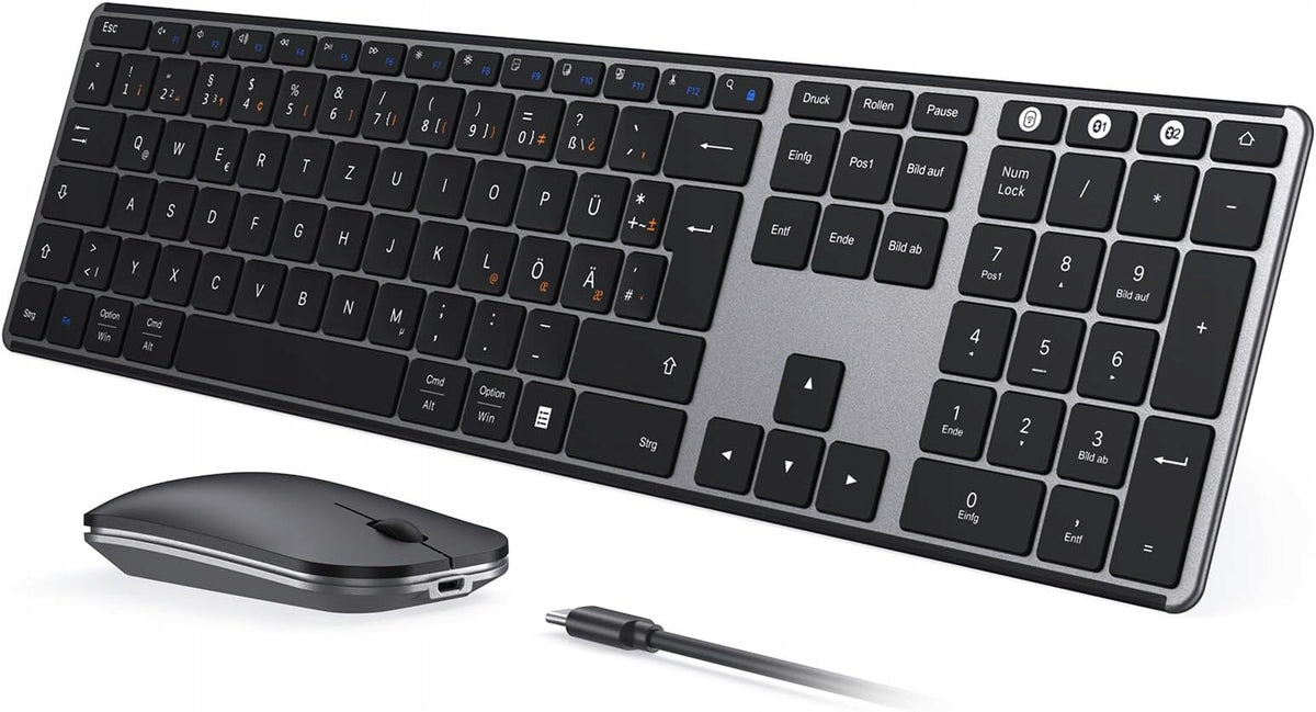 KEYBOARD WIRELESS MOUSE 3 OFFICE DEVICES SET