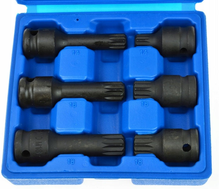KEYS BIT SPLINE IMPACT 1/2 M14 M16 M18 HUB 6EL EAN (GTIN) 5907589367386
