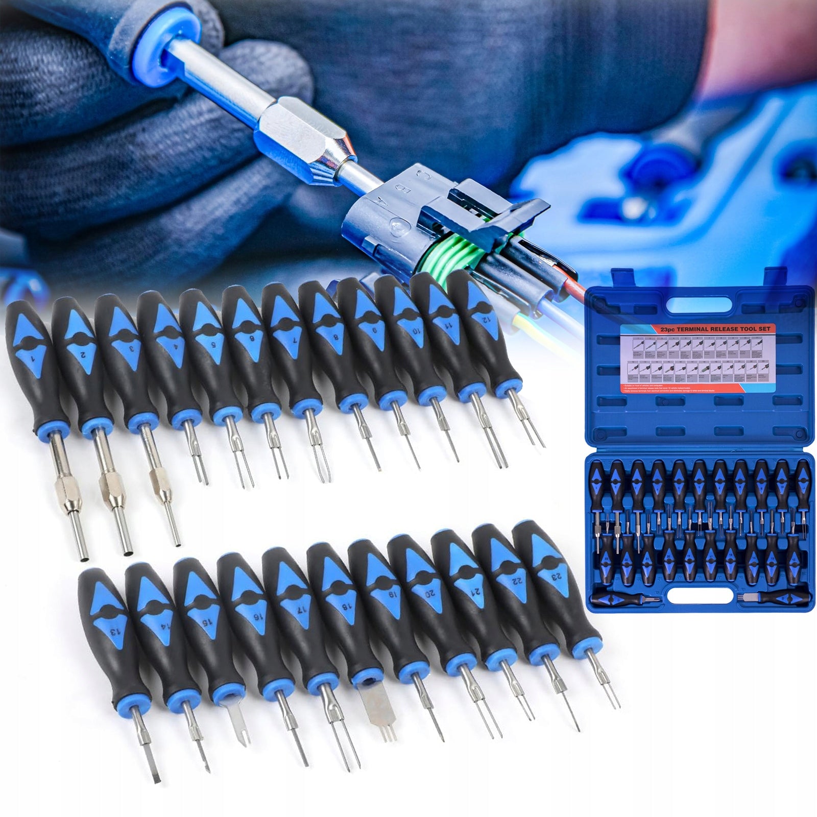 KEYS REMOVAL KEYS FOR REMOVING PINS OF ELECTRONICS CONNECTORS 23 el. Brand no brand