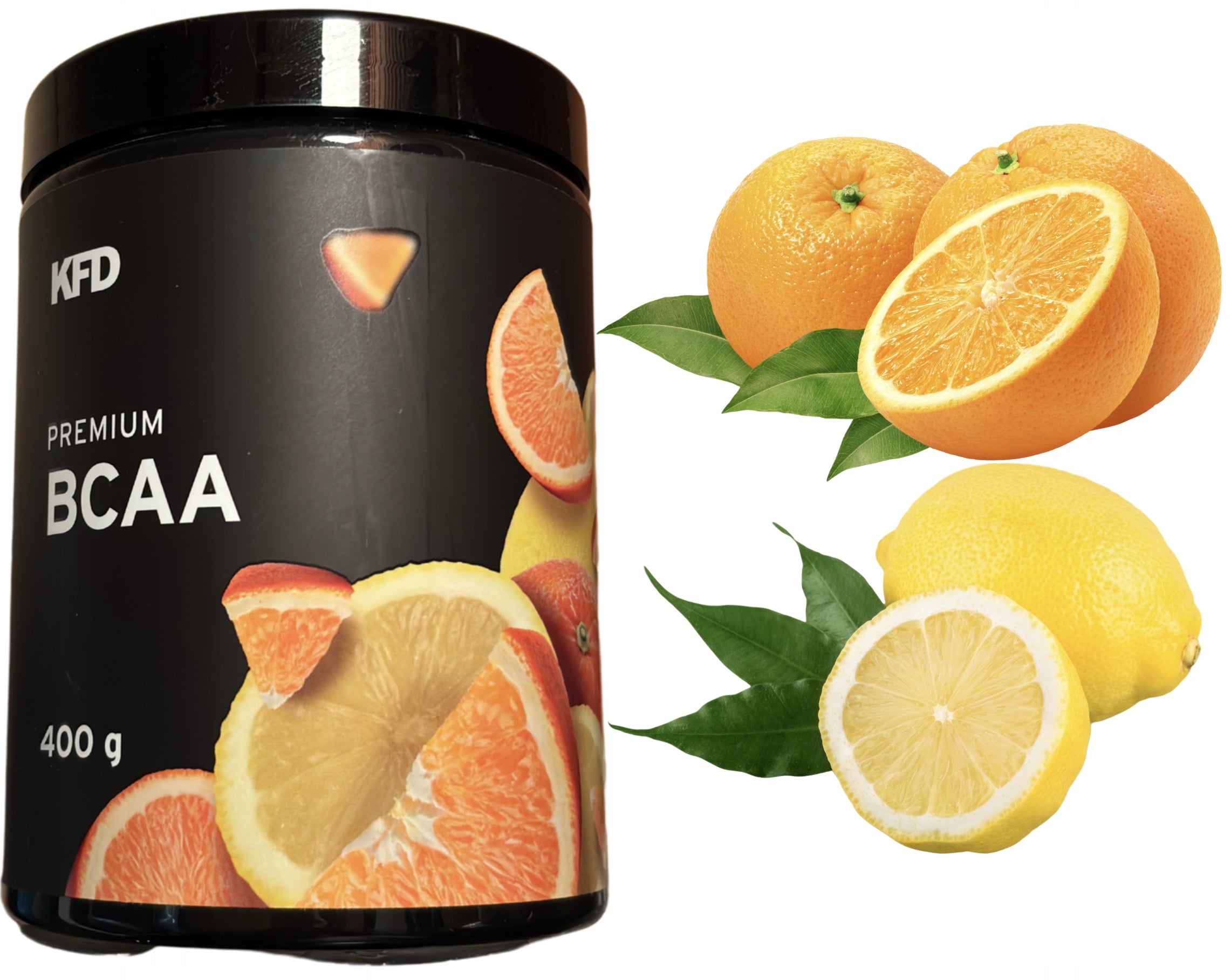 KFD Premium BCAA 2:1:1 400g orange lemon large amino acids 80 servings Expiration date at least six months from the date of purchase