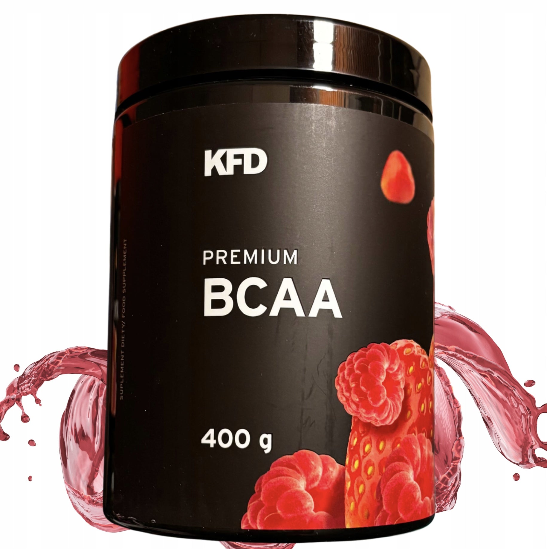 KFD Premium BCAA 2:1:1 400g strawberry raspberry amino acids regeneration 80 pores Packaging status original