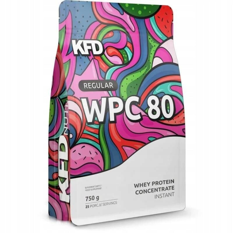 KFD REGULAR WPC 80 PROTEIN CONCENTRATE YOGURT AND BLUEBERRY FLAVOR CONDITIONER 750 G