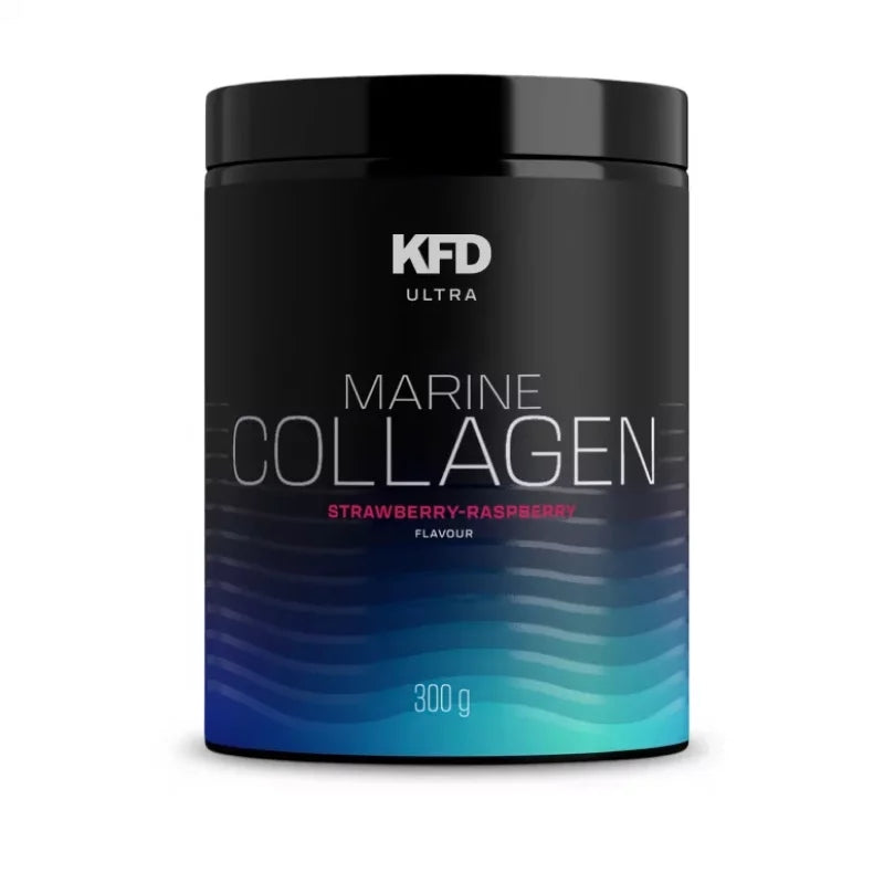 KFD Ultra Marine Collagen STRAWBERRY-RASPBERRY 300g Fish Collagen Hydrolyzed