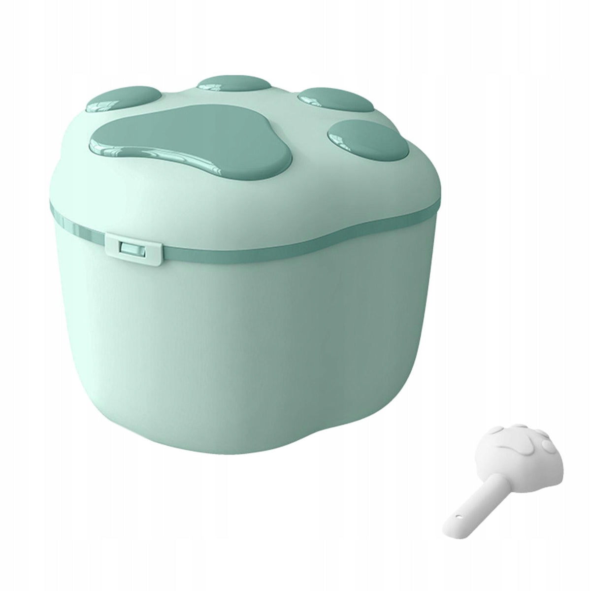 KG lb Large Pet Dog Cat Food Storage Container Cereal Rice Flour Green Packaging status original