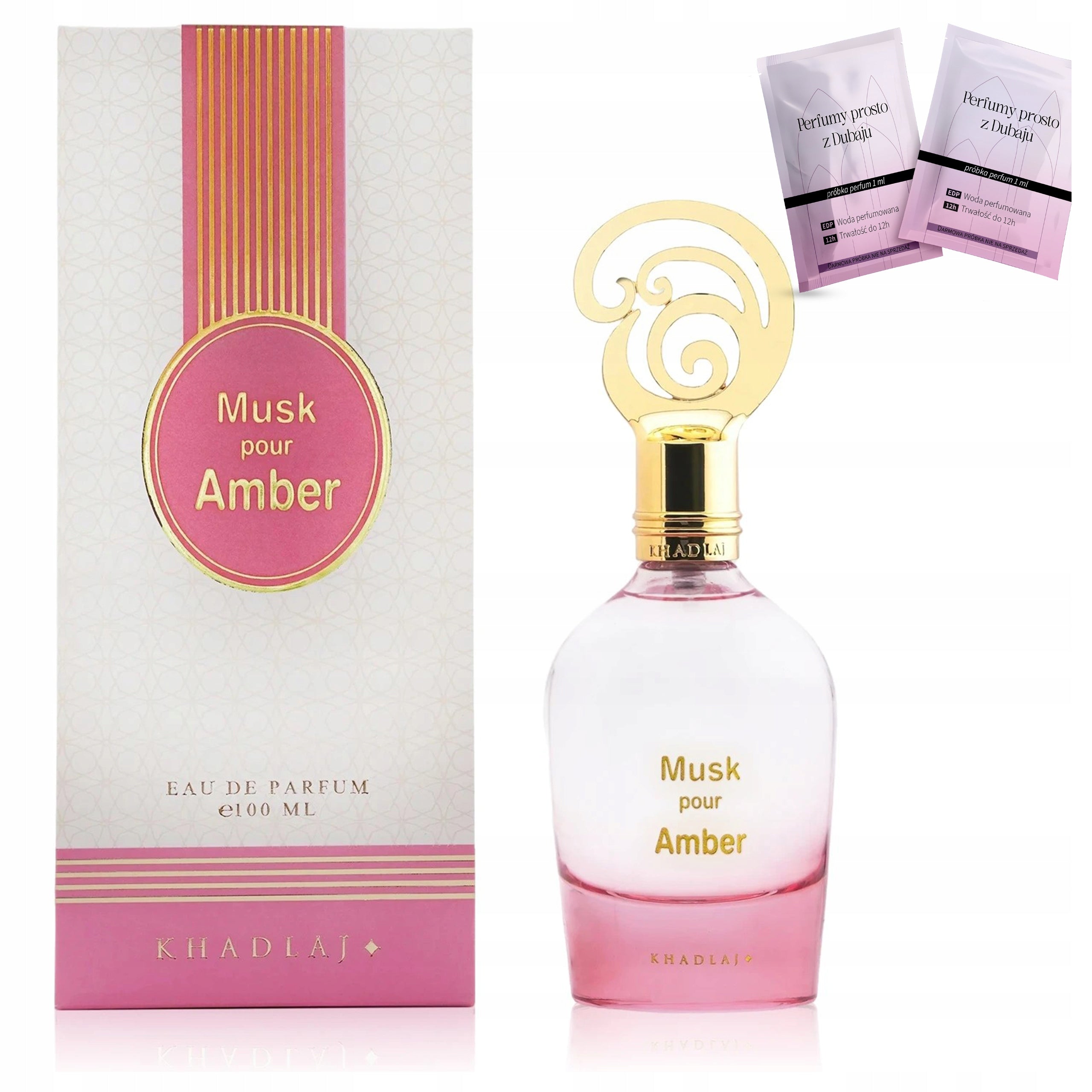 KHADLAJ MUSK POUR AMBER - EAU DE PARFUM - VOLUME: 100 ML Product weight with unit packaging 0.2 kg