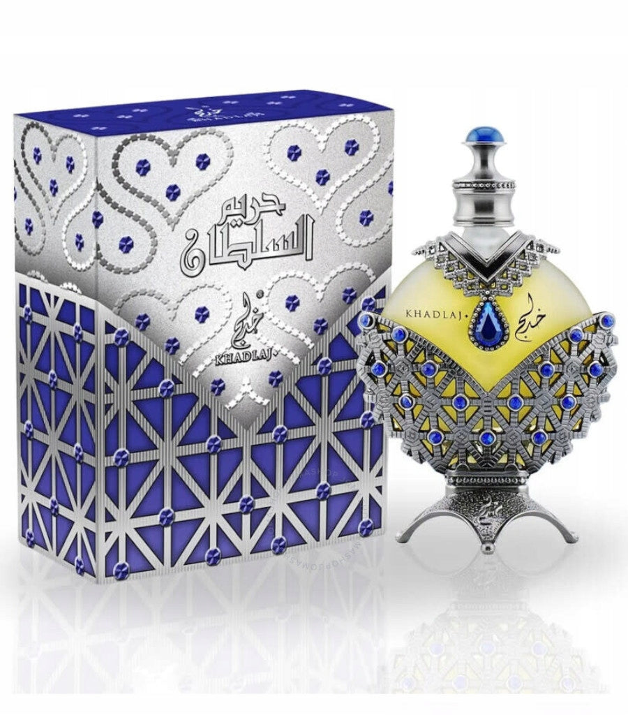 KHADLAJ Perfumed Oil Hareem Al Sultan Antique Silver 35ml Packaging volume 35 ml