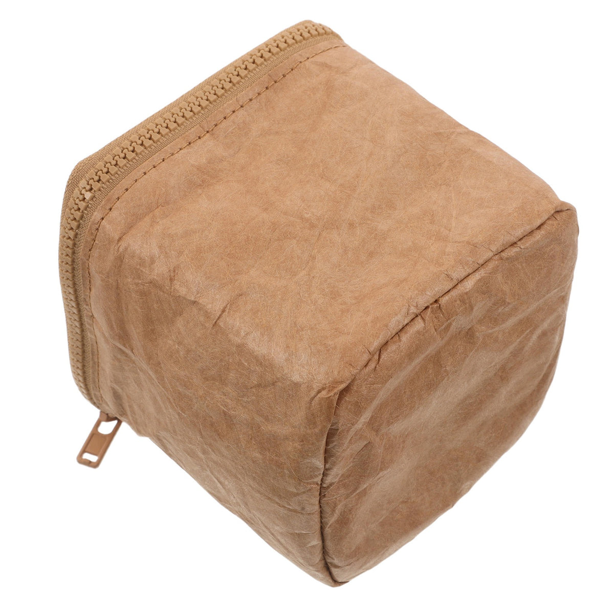 KHAKI ESSENTIAL OIL STORAGE ORGANIZER WITH 9-GRID LIQUID BARRIER DESIGN