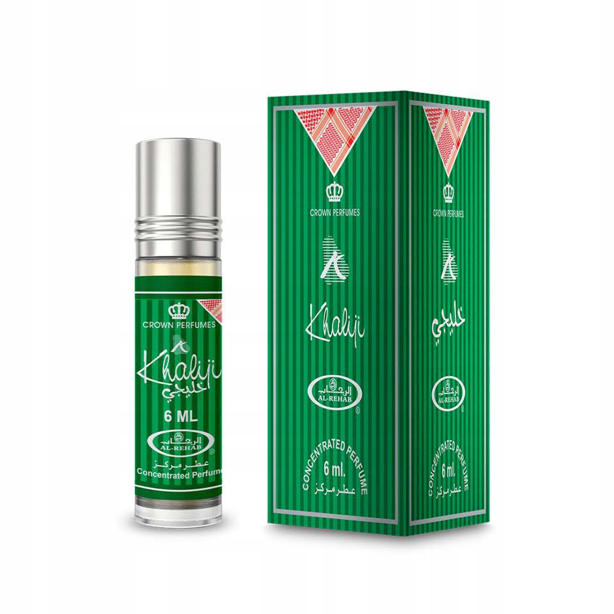 KHALIJI ARABIC PERFUME IN CITRUS OIL FRESH SPICE 6ml AL REHAB Packaging status original