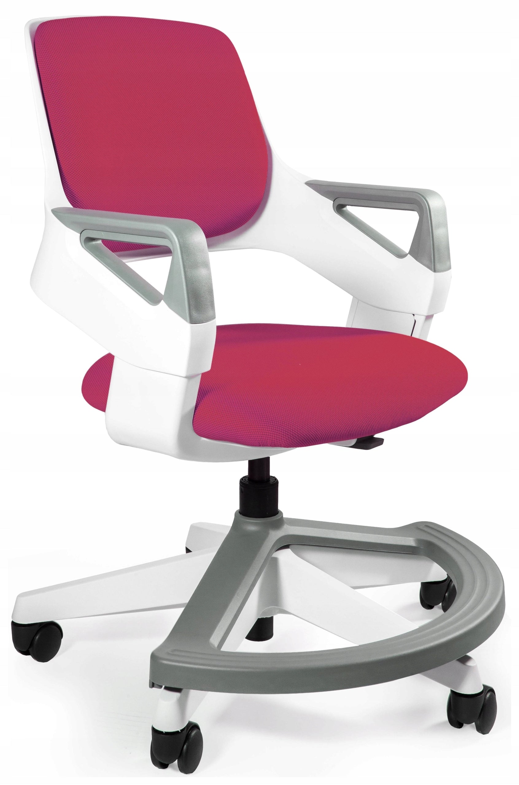 KIDDOO Swivel Desk Chair Children's Pink Age 4-14 Years