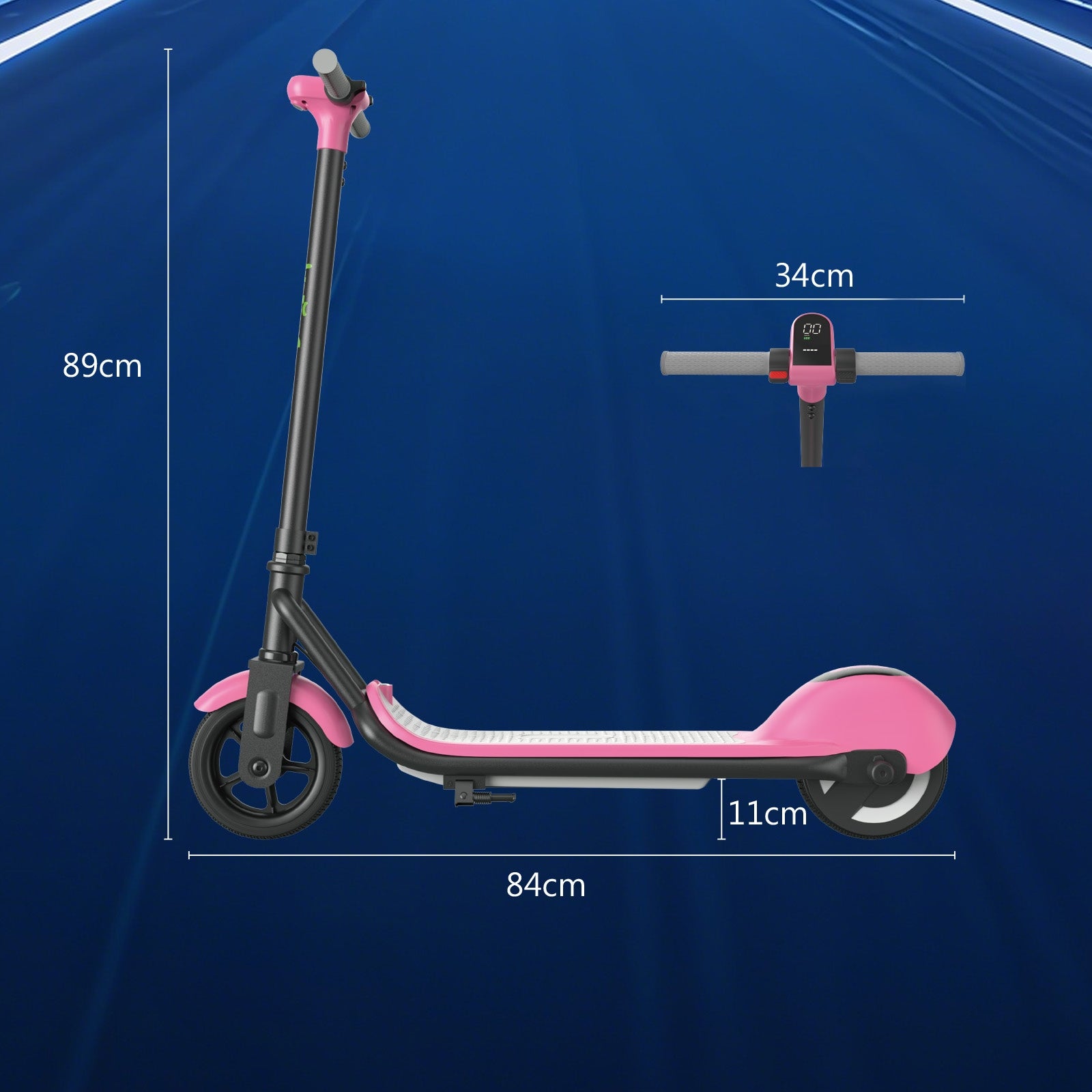 KIDDOWE K1 Cool electric scooter for children 130W 24V 3AH 14km/h Weight 7 kg