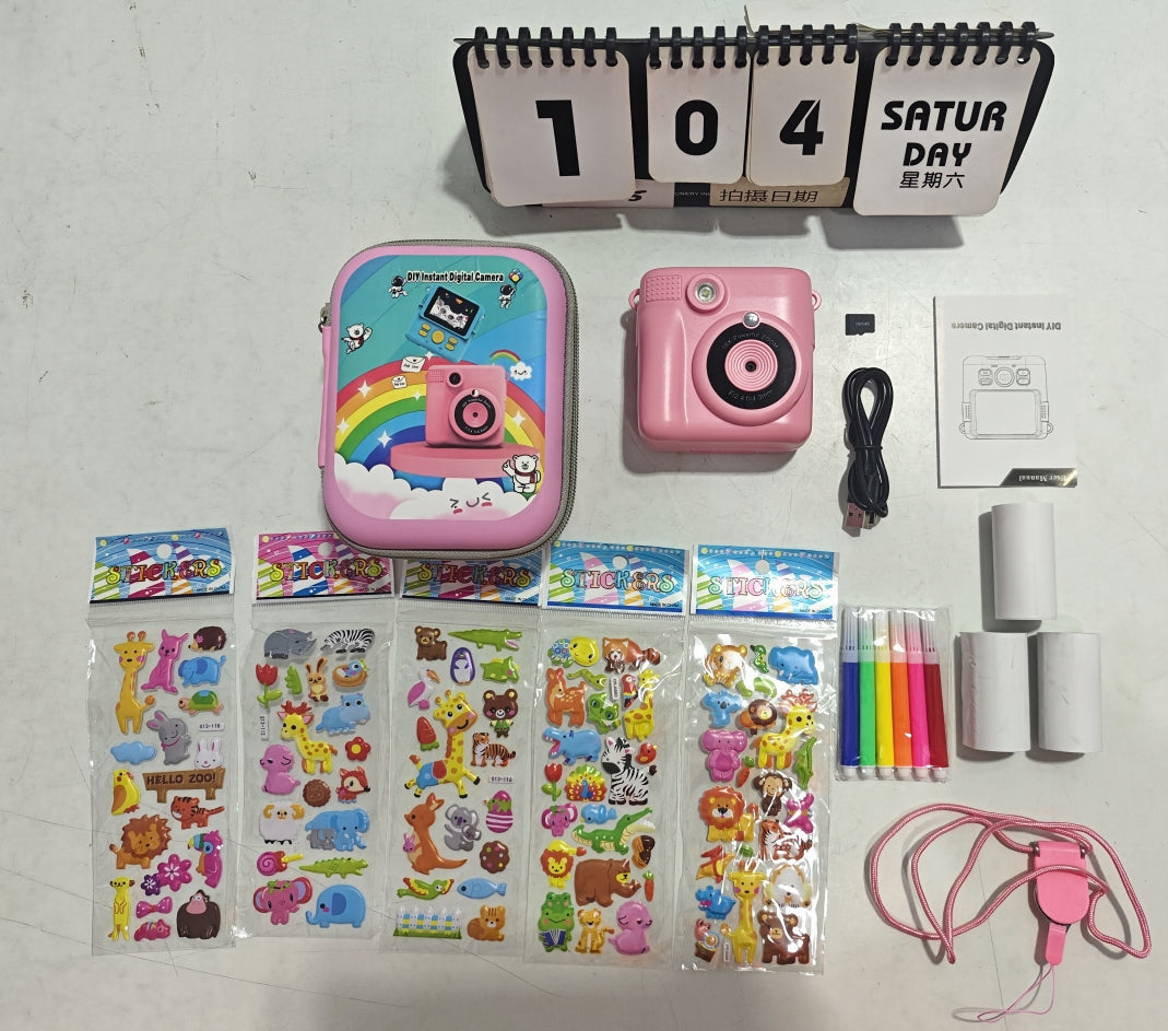 KIDS CAMERA DIGITAL INSTANT 1080P 32GB GIFT Model APARAT DZIECIĘCY