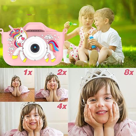 KIDS DIGITAL CAMERA 48MP DUAL LENS SELFIE UNICORN 64GB CARD GAMES Manufacturer code 4896031772780