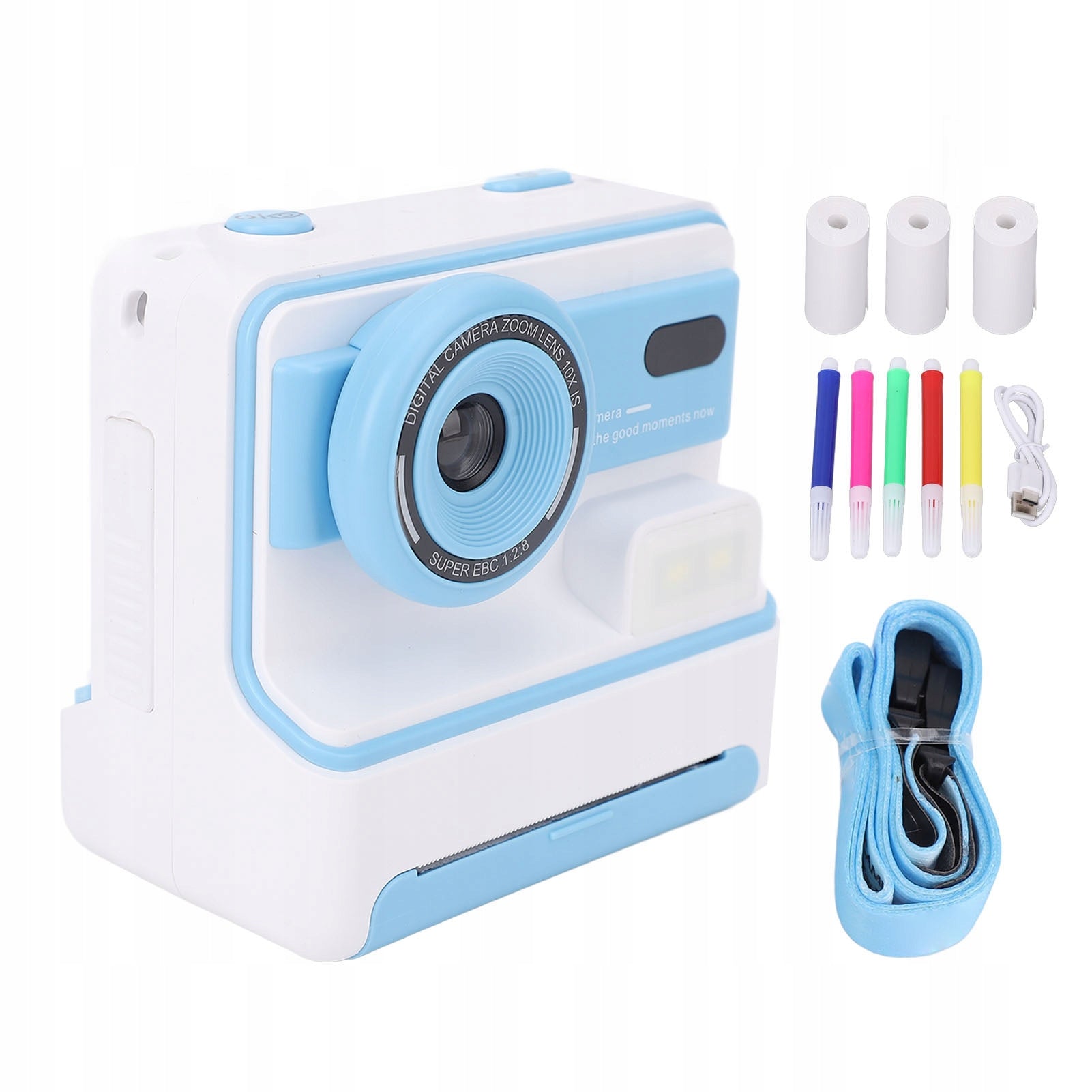 KIDS DIGITAL INSTANT CAMERA WITH 48MP PRINTER