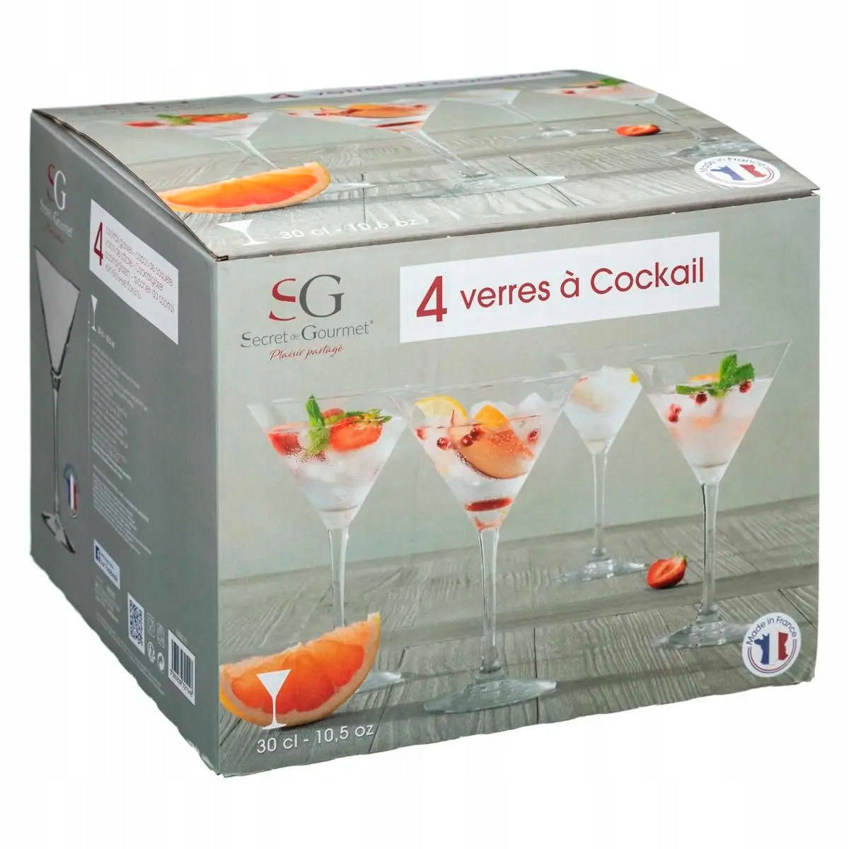 Kokteilių taurės, 4vnt / pak., 30cl