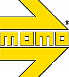 Rennlenkrad Momo, schwarz Ø 35 cm 