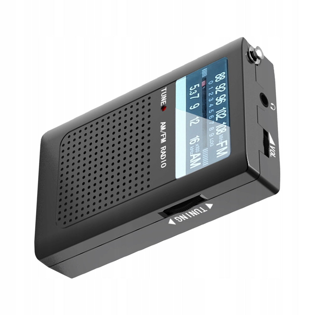 KIESZONKOWE RADIO AM/ MINI 2 Z WYŚWIETLACZEM LCD Color black