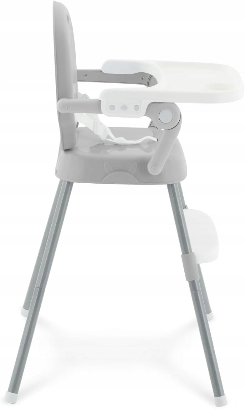 KIKKABOO SPOONY 3IN1 MULTIFUNCTIONAL HIGH CHAIR FOR UP TO 36 MONTHS Color shades of gray and silver