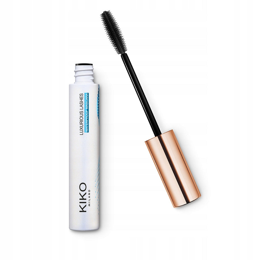 Apimtį didinantis vandeniui atsparus blakstienų tušas Kiko Milano, 12 ml