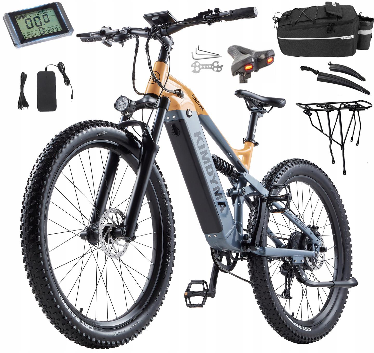 KIMDYMA K01 electric bike 250W 48V 20Ah 120HP MTB oil brakes 27.5"