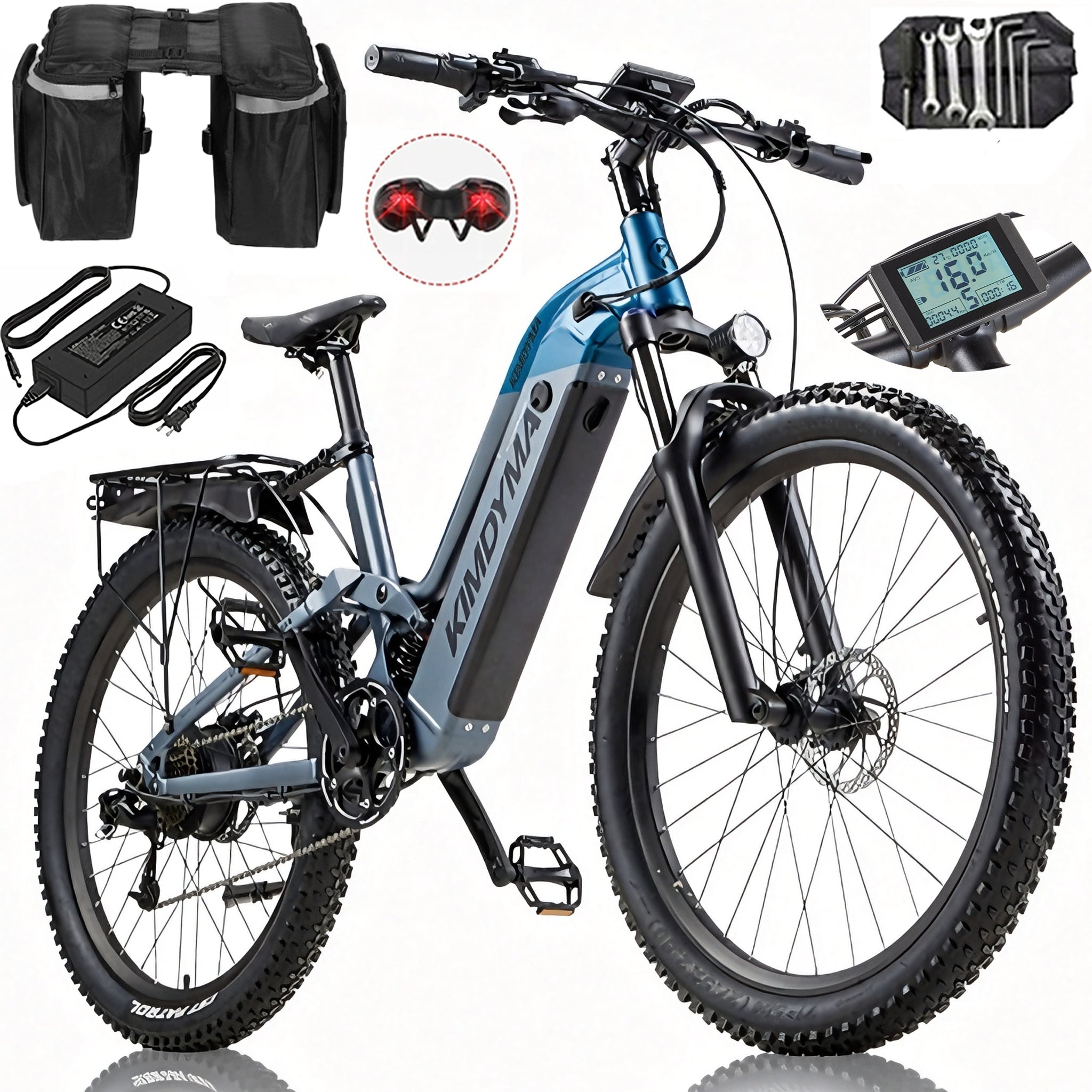 KIMDYMA K02 Electric Bike 250W 25km/h 48v20Ah 120HP MTB Oil Brakes