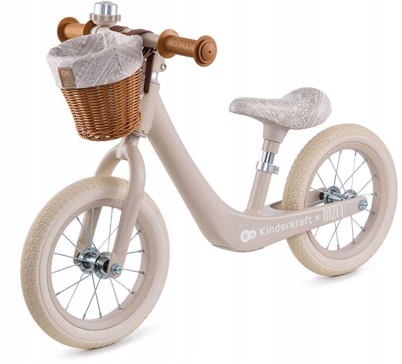 KINDERKRAFT BALANCE BIKE RAPID 2 BIZUU MAGNESIUM LIGHT + BASKET 2+