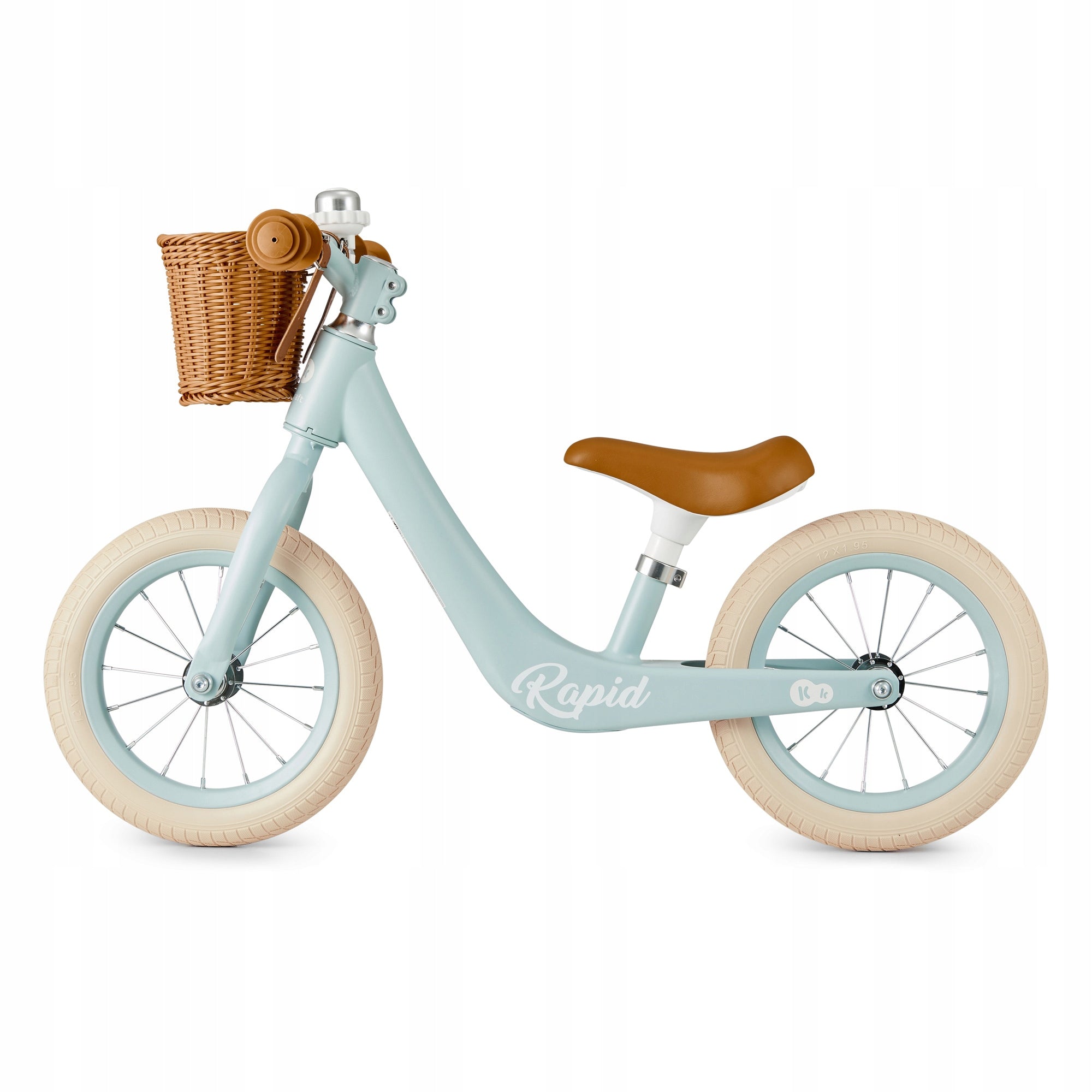 KINDERKRAFT BALANCE BIKE RAPID 2 MAGNESIUM LIGHT + BASKET 2+ Brand Kinderkraft
