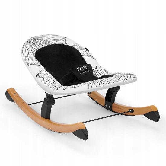 Kinderbett Kinderkraft Finio, (0-18 kg), schwarz/weiß 