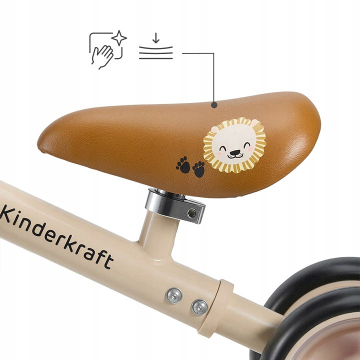 KINDERKRAFT CUTIE FLASH BALANCE BIKE LIGHT RIDER 4WHEELS Frame steel