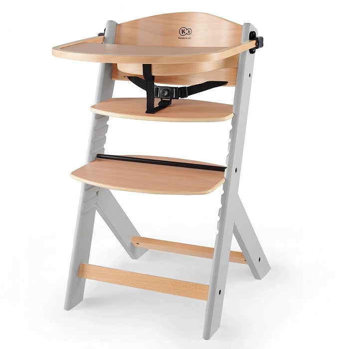 KINDERKRAFT ENOCK WOODEN HIGH CHAIR Brand Kinderkraft