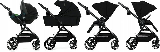 KINDERKRAFT STROLLER 2IN1 YOXI FRONT-BACK STROLLER + GONDOLA FOR BABY 22 KG Manufacturer code KSYOXI00BLK2000