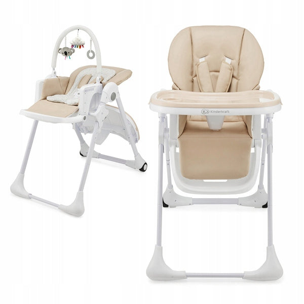 KINDERKRAFT dining chair TUMMIE beige Color black shades of brown and beige