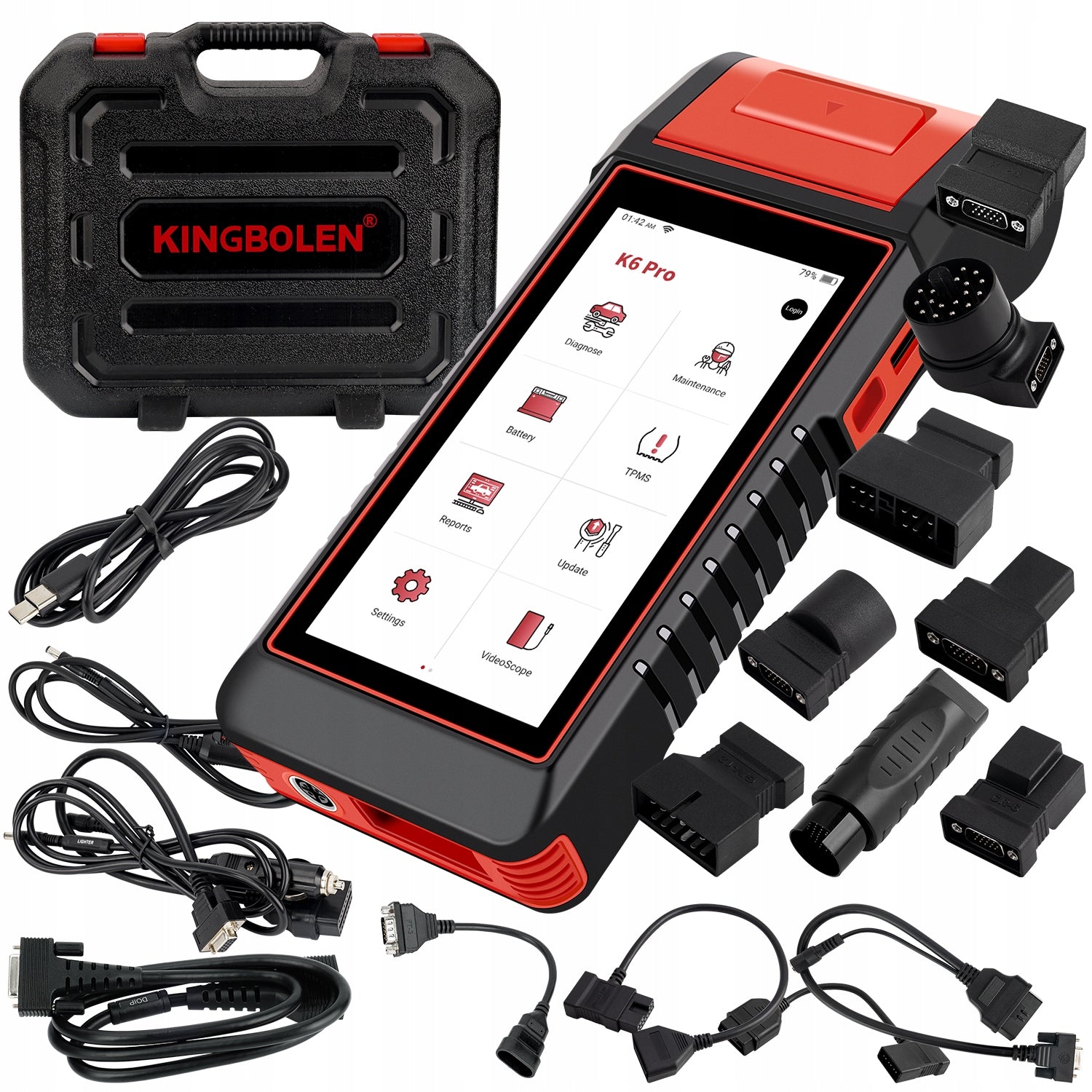 KINGBOLEN K6 PRO OBD2 DIAGNOSTIC INTERFACE DISTRIBUTOR