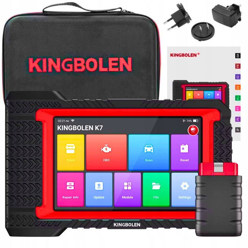 KINGBOLEN K7 OBD2 Diagnostic Tester CAN-FD Lifetime Updates PL