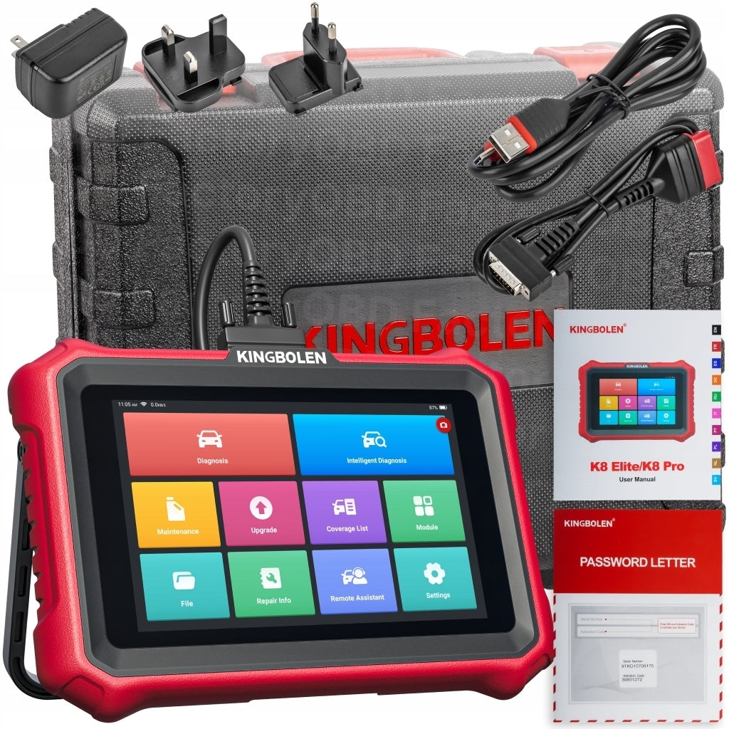 KINGBOLEN K8 ELITE+ DIAGNOSTIC TESTER UNIVERSAL FREE UPDATES