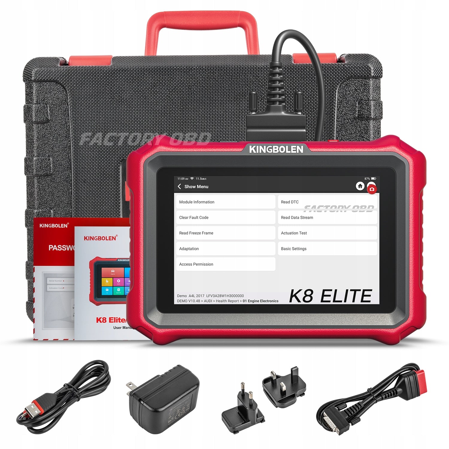 KINGBOLEN K8 ELITE OBDII DoIP PRO DIAGNOSTIC INTERFACE
