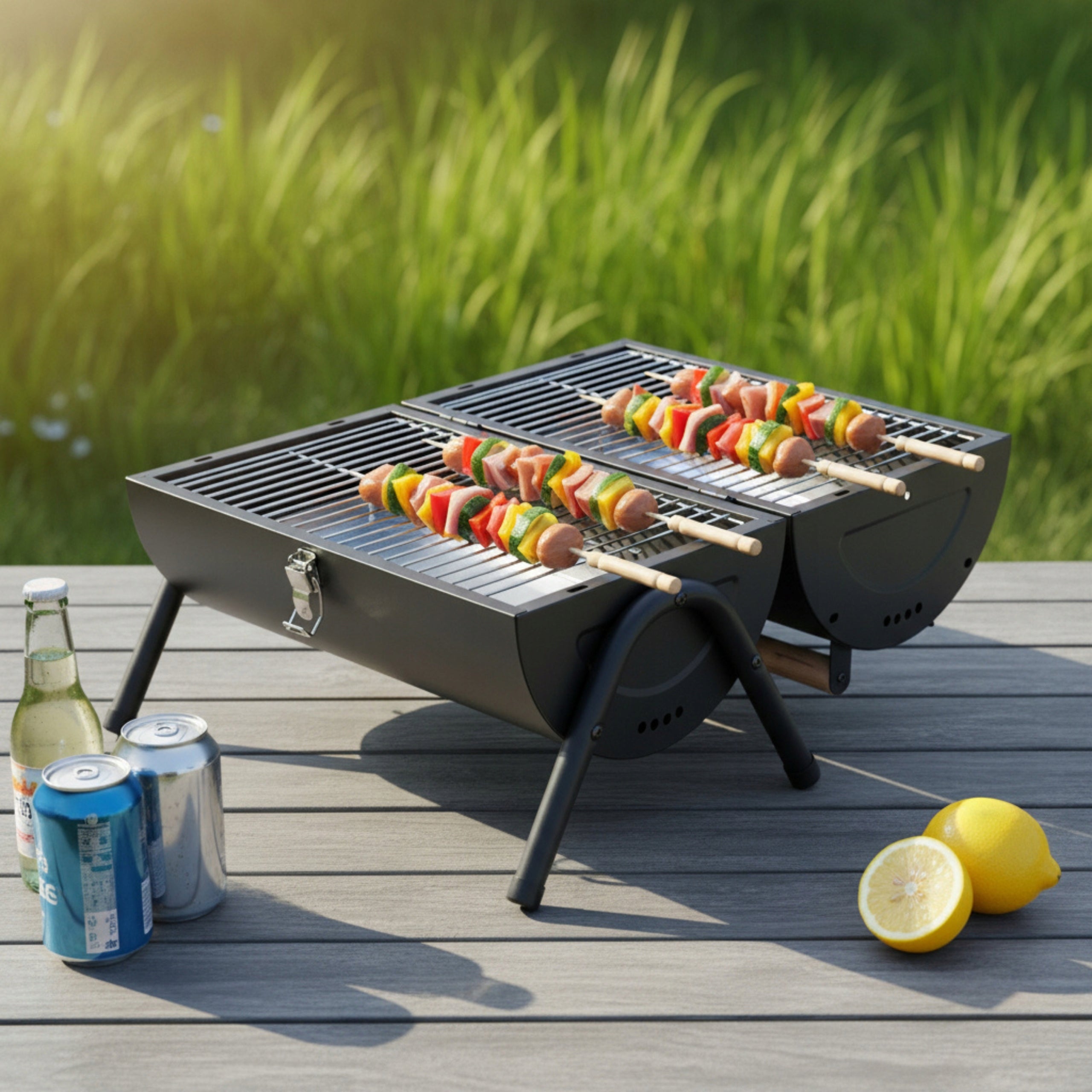 KINGHOFF KH-2032 Portable BBQ Garden Hiking Grill Manufacturer code KH-2032