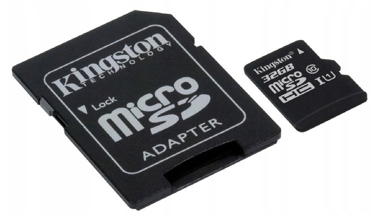 KINGSTON MICROSD CARD 32GB MICRO CL10 SD ADAPTER Packaging status original