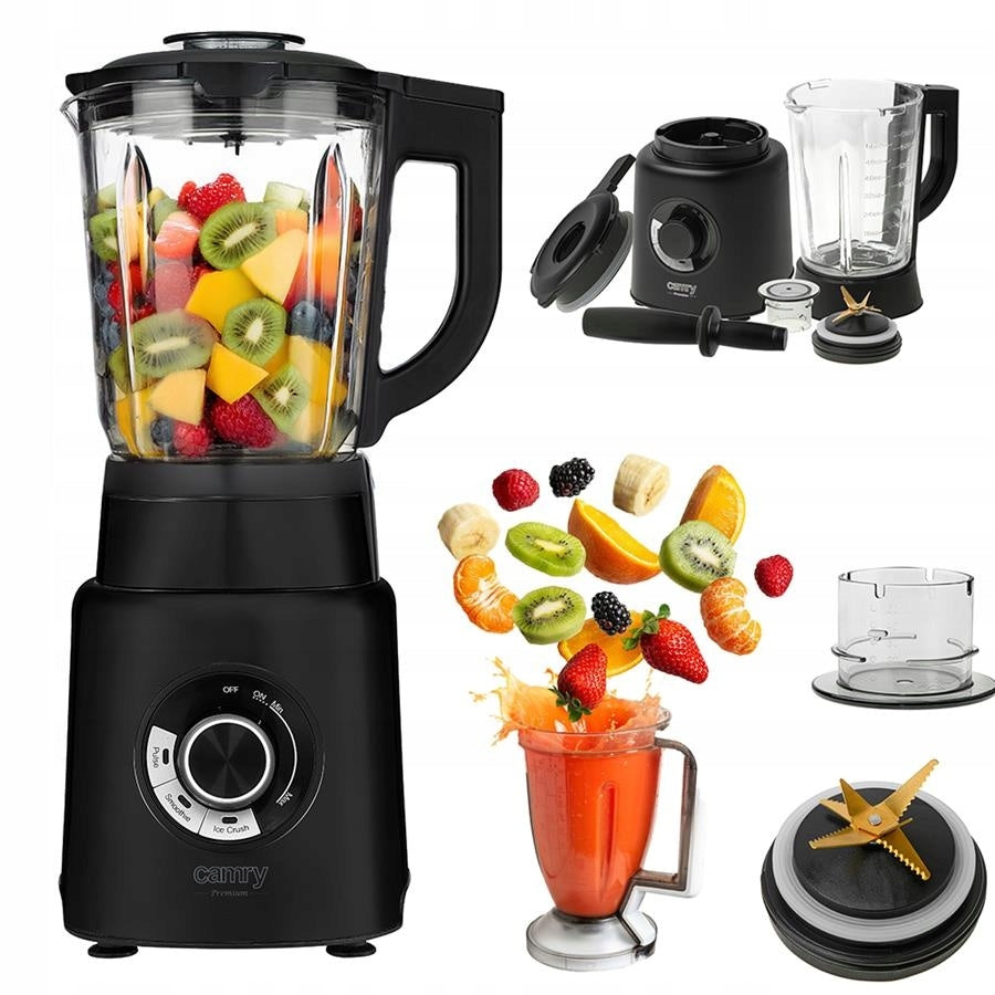 KITCHEN CUP BLENDER MIXER STRONG GLASS 23000RPM 2000W COCKTAILS