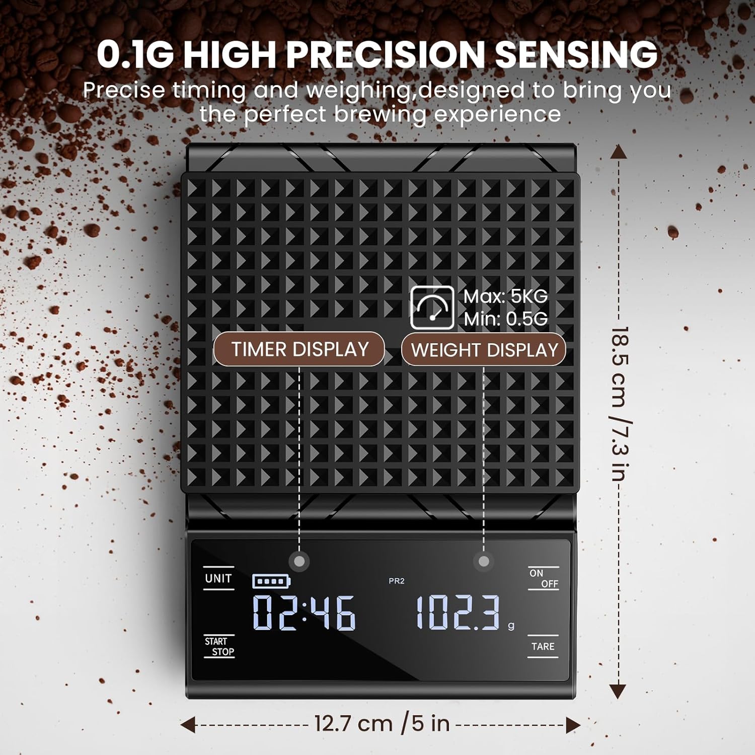 KITCHEN DIGITAL COFFEE TIMER ACCURATE PORTABLE Brand no brand