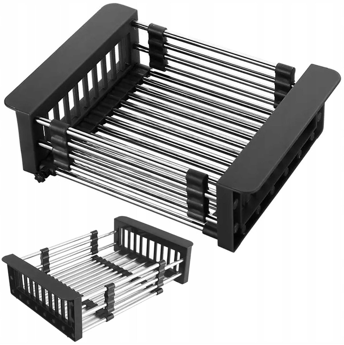 KITCHEN DRAINER FOLDING GRILLE KITCHEN DRYER FOR STEEL SINK