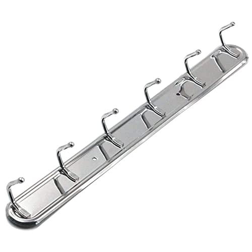 KITCHEN HANGER ROW HOOKS STEEL 6PCS TOWELS HOME ACCESSORIES Brand no brand