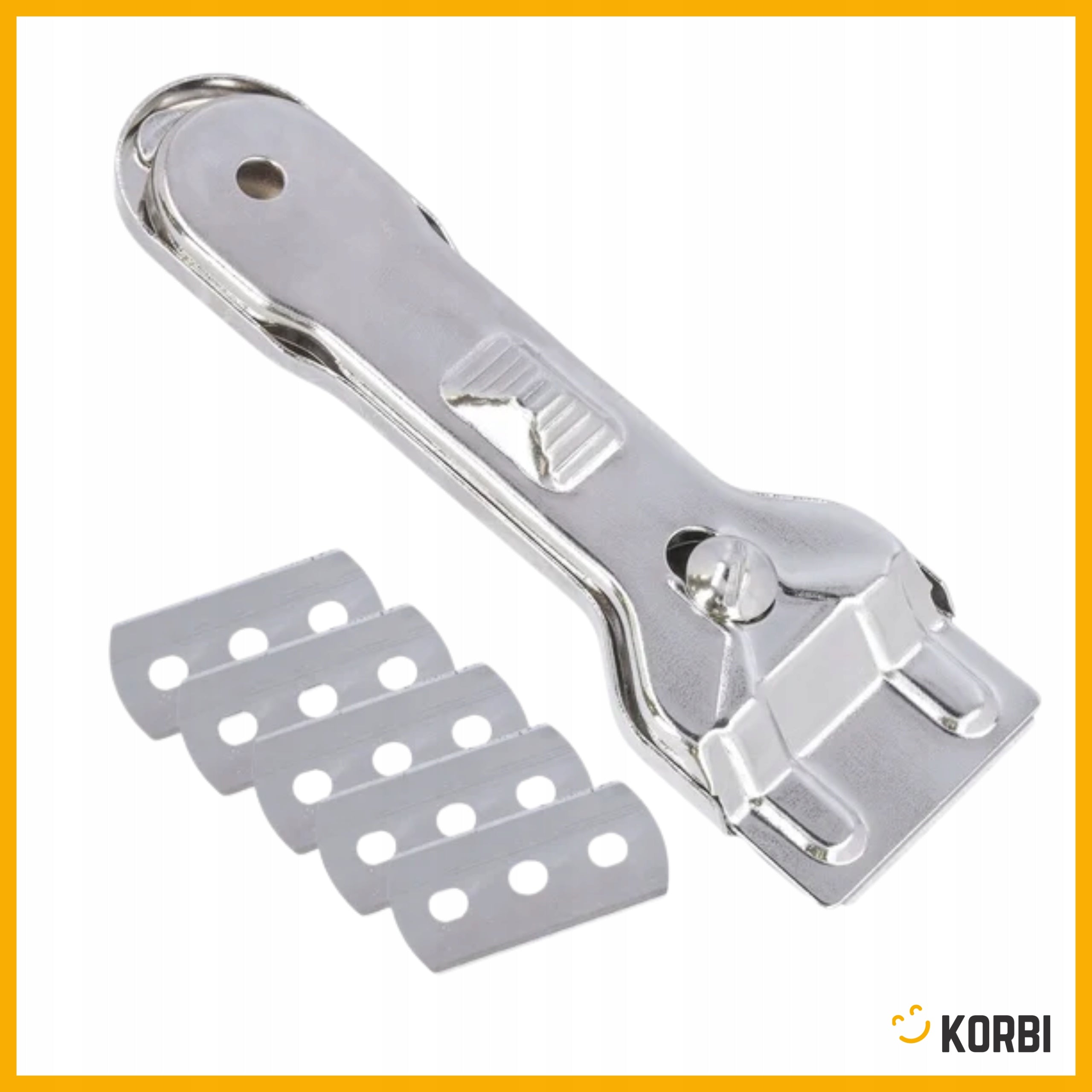 KITCHEN INDUCTION CERAMIC TILE SCRAPER SET OF 5 BLADES Packaging status original