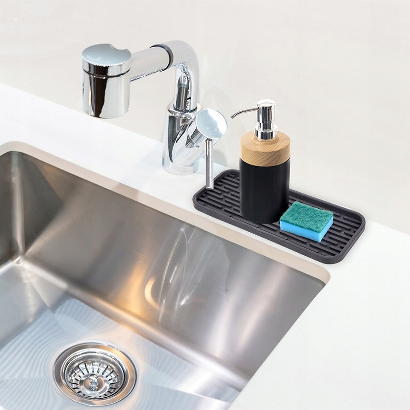 KITCHEN MAT SILICONE DRYING STAND COUNTERTOP DRAINER SINK 23x9,5 Product weight with unit packaging 0.09 kg