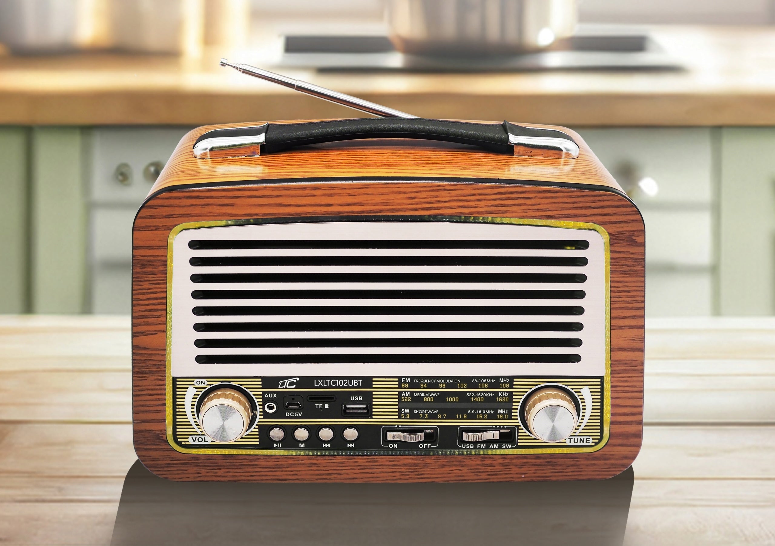 KITCHEN RADIO BATTERY PORTABLE BLUETOOTH NETWORK BUILDING BATTERIES Packaging status original