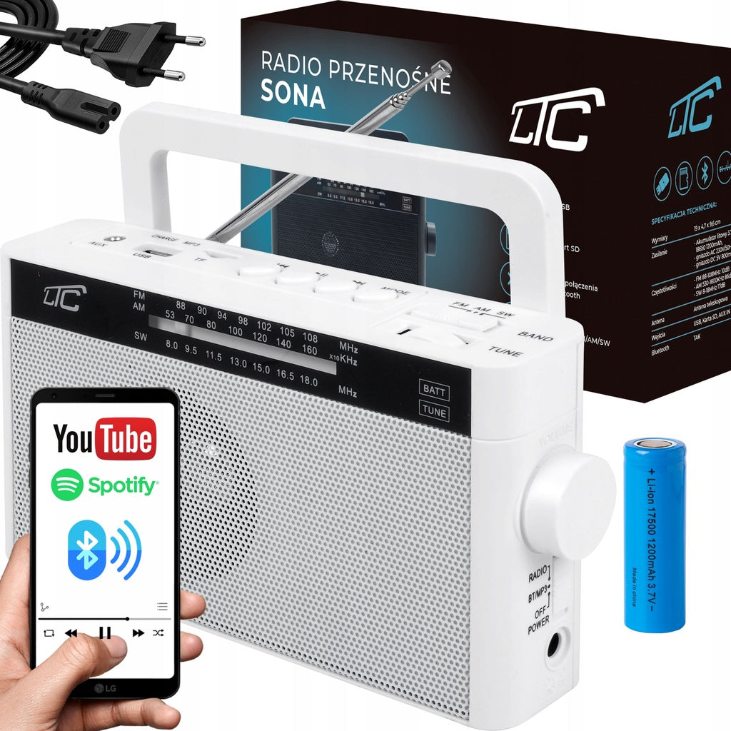 KITCHEN RADIO BATTERY PORTABLE BLUETOOTH NETWORK BUILDING BATTERIES