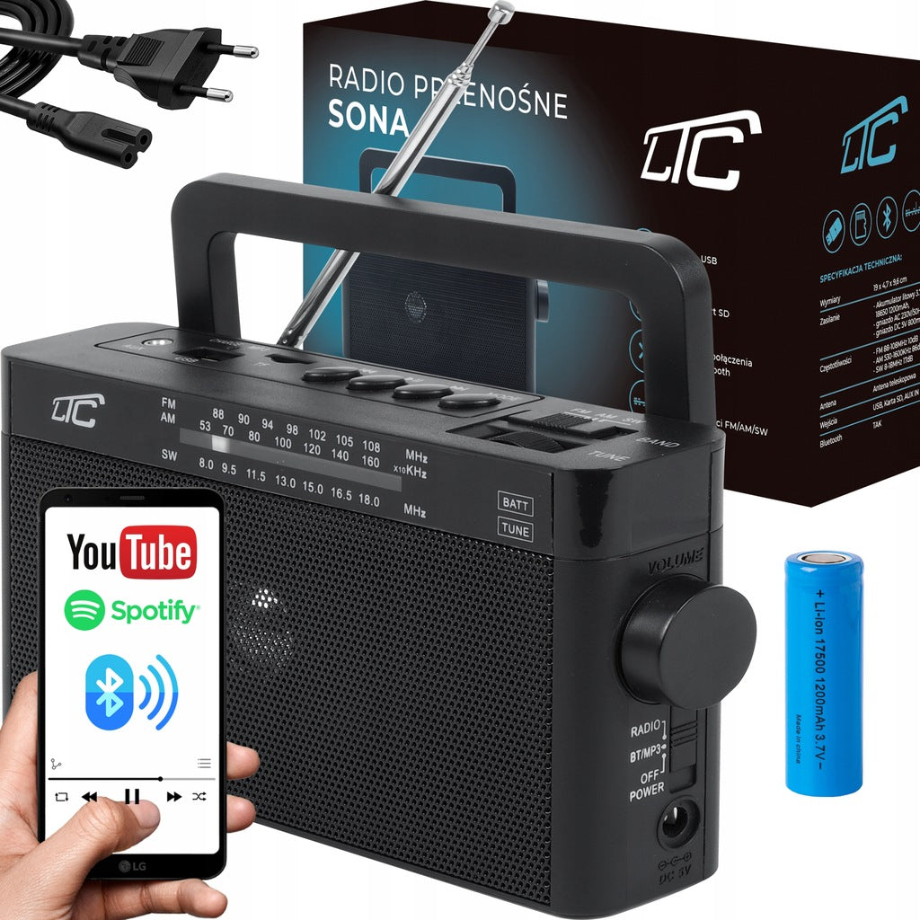 KITCHEN RADIO BATTERY PORTABLE BLUETOOTH NETWORK BUILDING BATTERIES