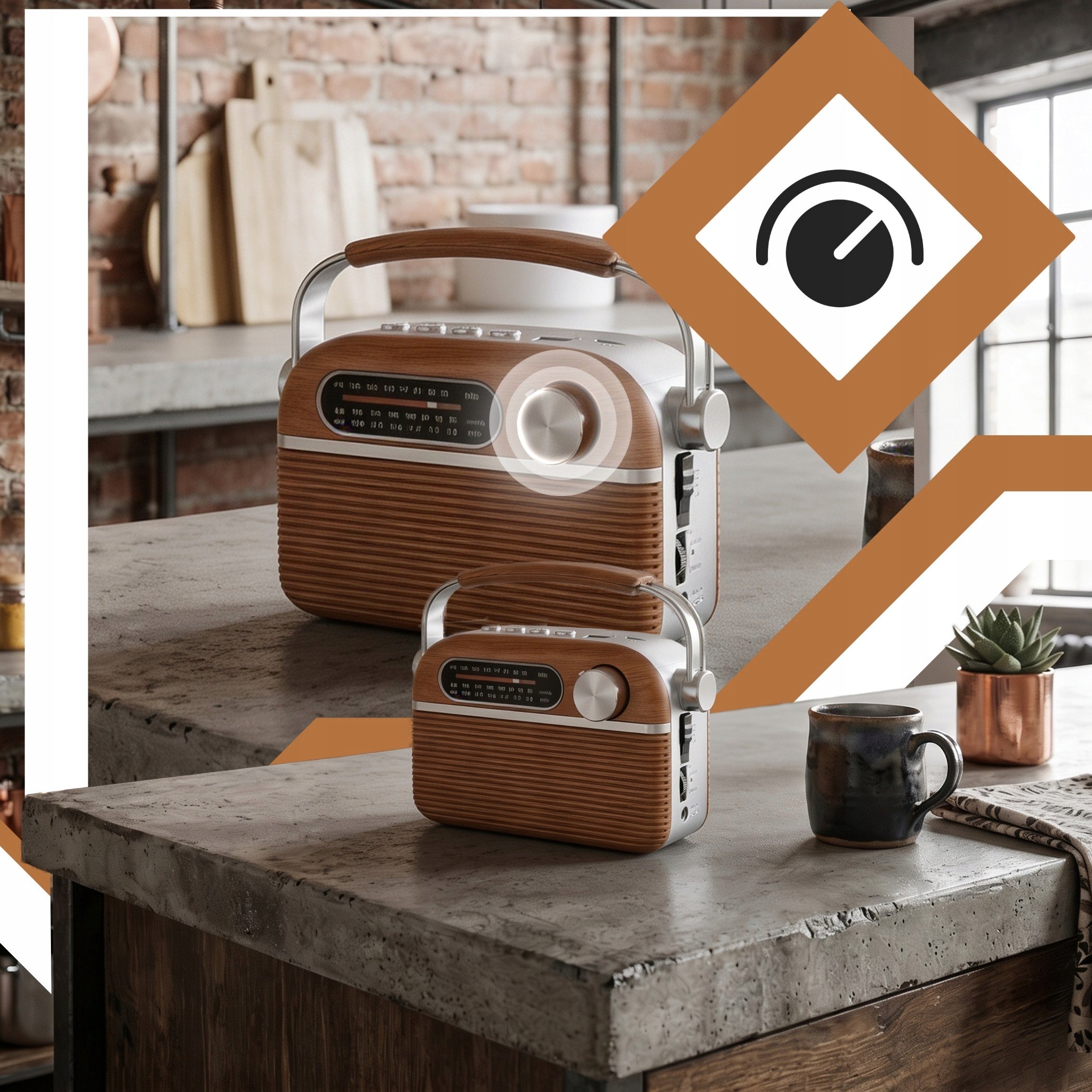KITCHEN RADIO FM AM SW RETRO VINTAGE USB WIRELESS BATTERY Manufacturer code RADIO BLUETOOTH E849