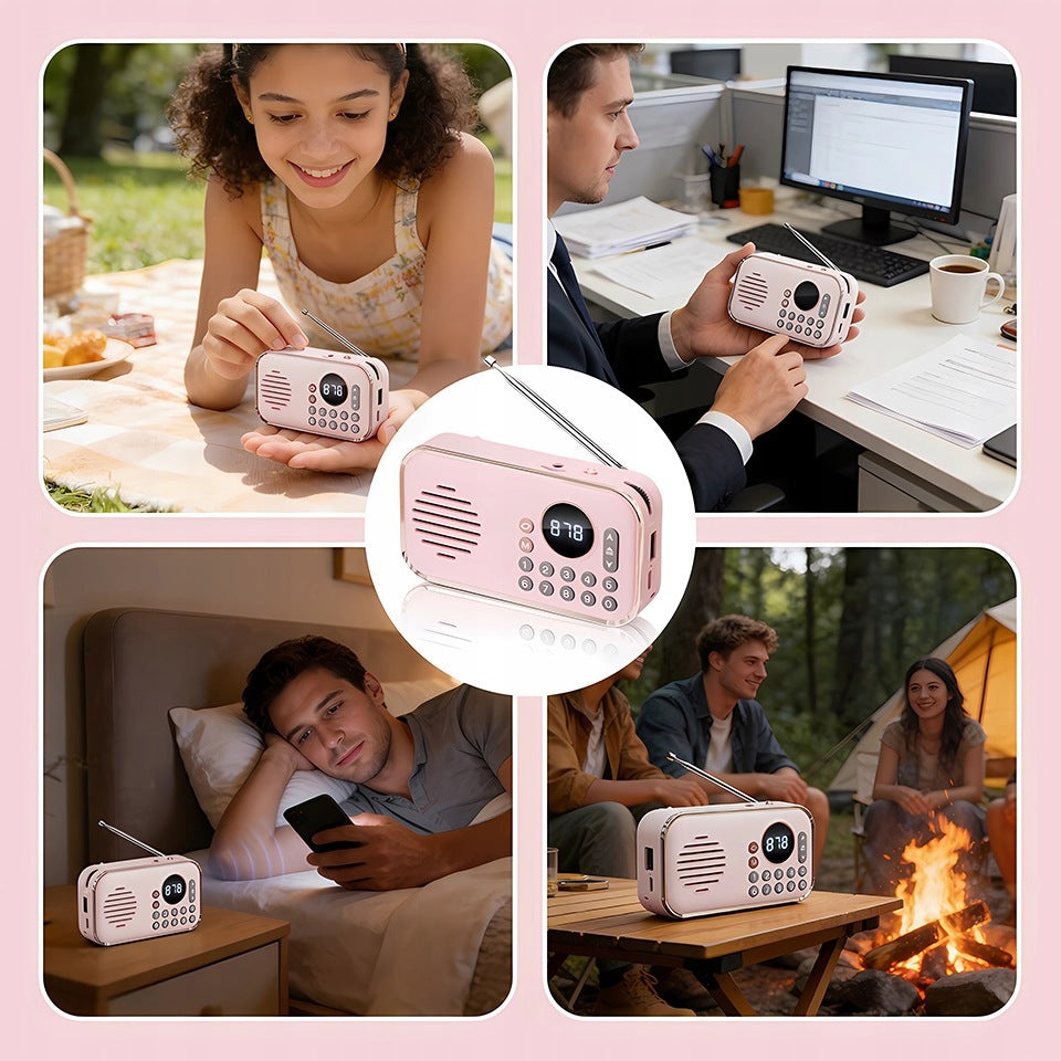 KITCHEN RADIO FM SMALL FOR BATTERY BLUETOOTH SPEAKER ANTENNA DISPLAY Manufacturer code 5403
