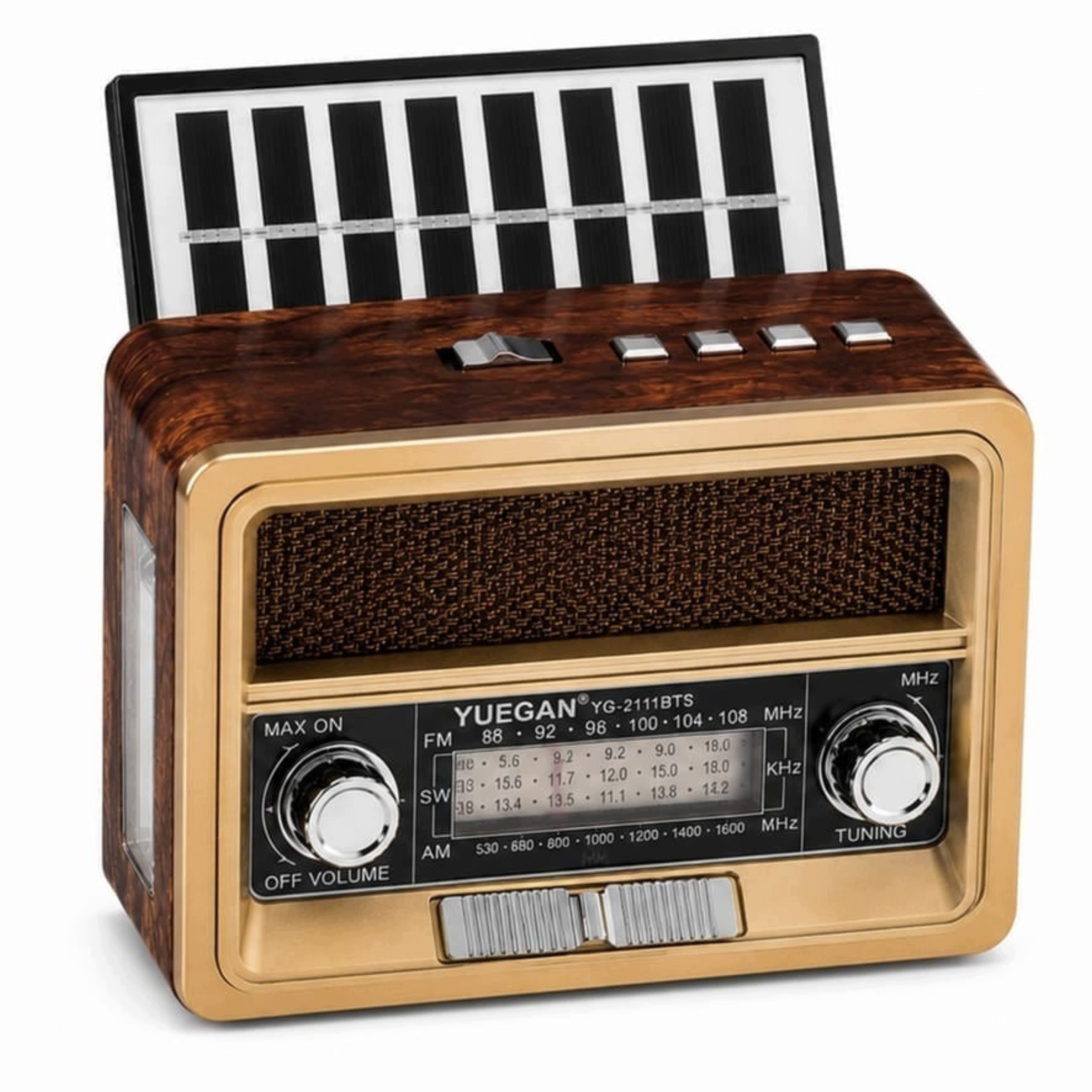 KITCHEN RADIO PORTABLE BATTERY RETRO VINTAGE BLUETOOTH USB FM